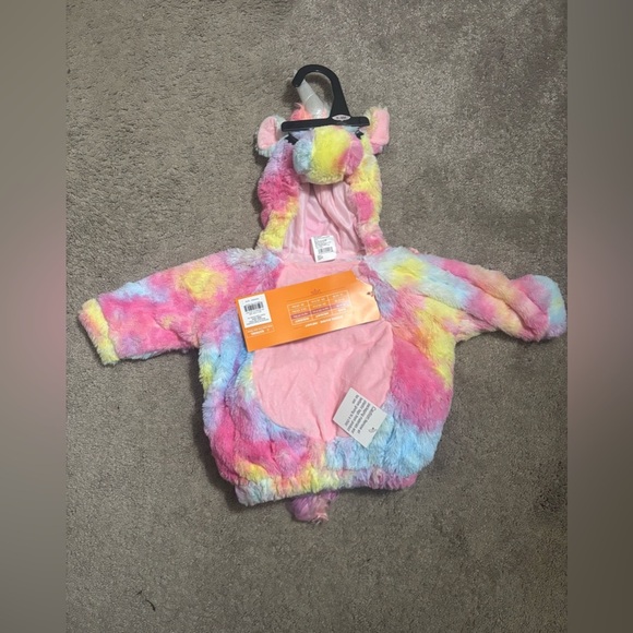 NEW Infant Girls Pink Yellow & Orange Hooded Pullover Plush Unicorn
0-6Months - Picture 3 of 5